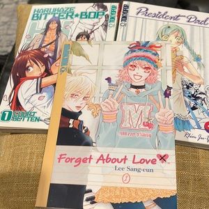 3 Manga’s “ Harukaze Bitter Bop”/ “President Dad”/“Forget About Love”